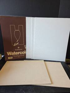 lot 836 image: Watercolor Paper Pad and Canvas Boards