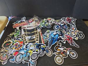 lot 857 image: Motocross Party Decorations