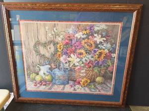 lot 863 image: Floral Still Life Framed Picture