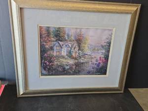 lot 866 image: Nicky Boehme Lakeside Cottage Picture