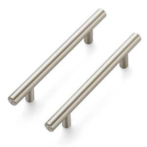 lot 8070 image: Ravinte 10 Pack 6-38 inch Cabinet Pulls Brushed Nickel Stainless Steel Kitchen Cupboard Handles Cabinet Handles, 4 inch Hole Center
