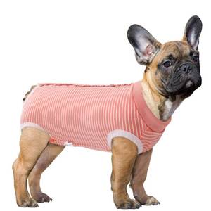 lot 8110 image: SAWMONG Recovery Suit for Dogs After Surgery Professional, Dog Spay Surgical Suit for Female Dogs, Dog Onesie Bodysuit for Surgery Male Substitute E-Collar Cone, Pink, Large