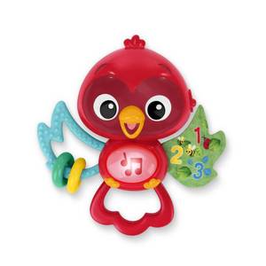 lot 8128 image: Baby Einstein Roxys Bright Flight Musical Baby Toy & Teether, Plays Real Bird Sounds with 10 Melodies, Multisensory, Ages 3 Months and Up