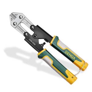 lot 8129 image: 8-Inch Heavy-Duty Wire Cutters and Mini Bolt Cutters Made of Cr-V Steel,Featuring an Ergonomic Soft Non-Slip Grip and a Safety Lock,Small Bolt Cutters for Small Screws,Hooks,Fencing and Steel Wire