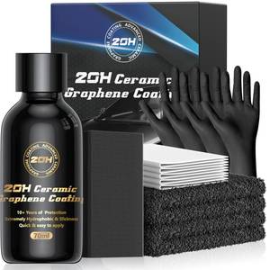 lot 8135 image: 20H Professional Graphene Ceramic Coating for Cars (70ml) - 10 Years Protection, Hydrophobic, Scratch & UV Resistant, High Gloss Finish - Professional-Grade Car Detailing Kit - Easy Application