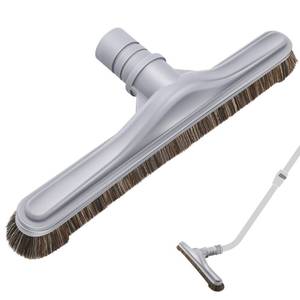 lot 8144 image: HappyAlley Replacement Floor Tool Compatible with ProTeam 101446 E-Z Glide Backpack Vacuums 10 QT & 6 QT, Upgraded 14 Hard Floor Tool Compatible with Commercial Cleaners(Horse Hair Brush,Gray)