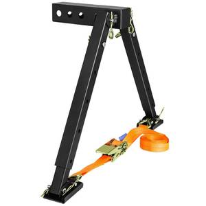 lot 8146 image: VKU Hitch Mount Stabilizer Series Steel Receiver Hitch Stand RV 5TH Wheel Accessories Universal Fit 2 Receiver Help to Reduce Shaking(16.7-29.7 inch)