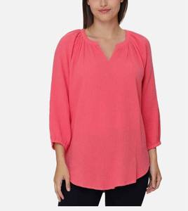 lot 8164 image: WELL WORN WOMENS V NECK PINK SIZE XL