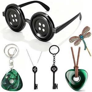 lot 8242 image: COGU Button Eyes Glasses Anime Movie Merchandise Cosplay Halloween Costume Accessories Stuff Gifts