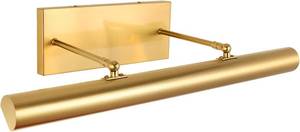 lot 6715 image: $90 BELS 24-Inch Gold Picture Lights, 3-Light, 2700K, Hardwired
