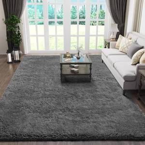 lot 6751 image: Ophanie Rugs for Living Room 5x8 Shaggy Non-Slip Area Rug, Grey