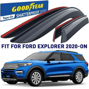 lot 6799 image: $106 Goodyear Window Deflectors for Ford Explorer 2020-2025, 4 pcs