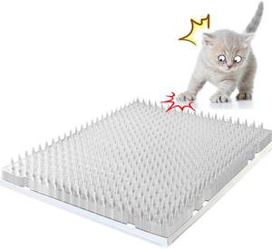 lot 6808 image: 12 Pack Cat Scat Mat - 16x13 Spike Mat, IndoorOutdoor