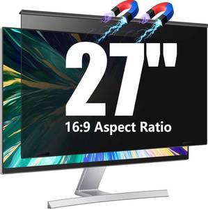 lot 6814 image: $63 Magnetic Privacy Screen Filter for 27 Inch 169 Monitor