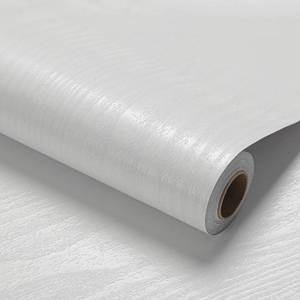 lot 6820 image: $56 Peel and Stick White Wood Wallpaper 35.4 x 200 in, Self-Adhesive