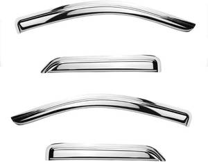 lot 6869 image: $104 94975Y Chrome Window Visor for 2015-2022 Ford F-150 Crew Cab, 4pc