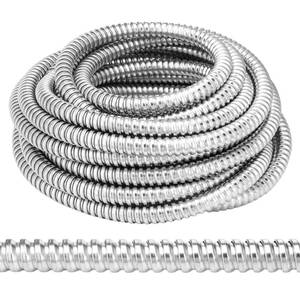 lot 6899 image: $82 1 in Metal Flexible Conduit, 50 ft, Reduced Wall, Galvanized Steel