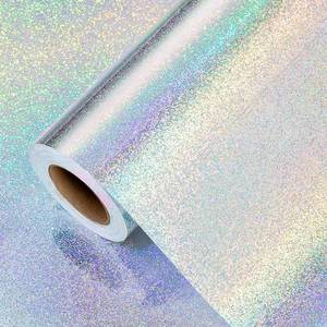 lot 6907 image: Burymento Silver Wrapping Paper Roll, Holographic Gift Wrap 32.8ft