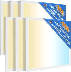 lot 6913 image: $190 Allsmartlife 2x2 LED Panel TWO Pack, 0-10V Dimmable, 5CCT 3-6kK