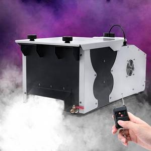 lot 6924 image: $220 TCFUNDY Fog Machine 1500W, 18000CFM, Remote & Wired Control