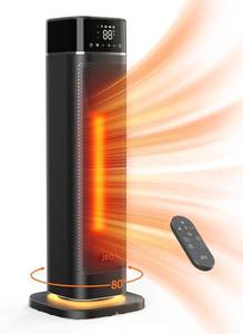 lot 6926 image: $60 JRD 24 Space Heater - Portable Ceramic Electric with Remote