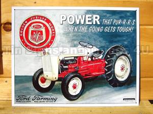 lot 6939 image: ShopForAllYou Vintage Decor Sign Ford Golden Jubilee Tin Sign