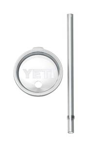 lot 6994 image: YETI Rambler 20oz Clear BPA Free Tumbler Lid and Straw