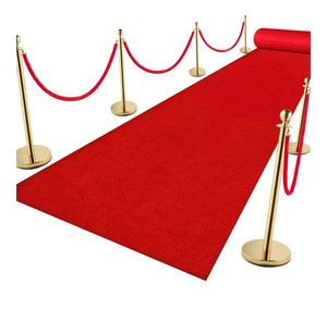 lot 1342 image: Red Aisle Runner Carpet Rugs