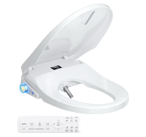 lot 1391 image: Bidet Toilet Seat, Electric Smart Heated Toilet Seat, Feminine & Front Rear Wash, Instant Warm Water & Dryer, Self-Clean Nozzle, Soft Closed Toilet Lid, Wireless Remote Night Light Elongated