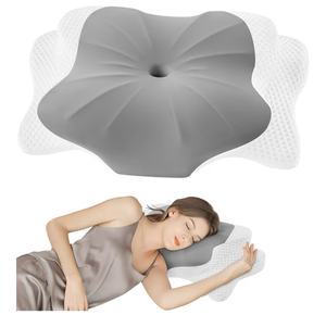lot 1470 image: DONAMA Cervical Pillow for Sleeping, Contour Memory Foam Pillow for Neck and Shoulder Support, Ergonomic Neck Pillow for Side Back Stomach Sleepers, Bed Pillows with Cooling Pillowcase