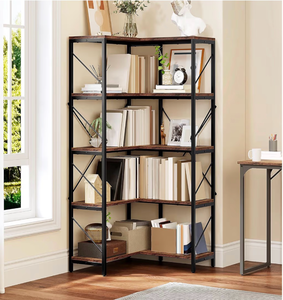 lot 1491 image: YITAHOME Corner Bookshelf
