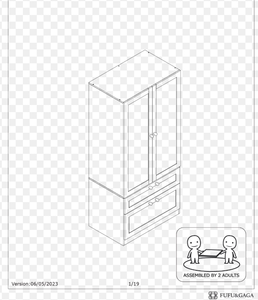 lot 1494 image: Modular Storage Cabinet wayfair