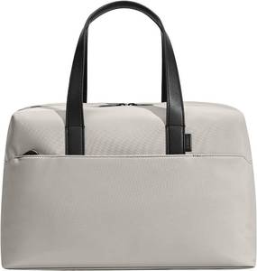 lot 361087 image: Retails for $198 Away Everywhere Bag, Padded Laptop Sleeve, Water Resistant For Every Day Use, Removable Shoulder Strap, Daily Work Bag, Travel Essential Approved Personal Item, Cloud Gray