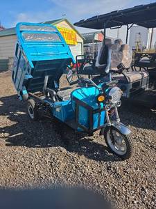 lot 64531 image: Electric Utility Cargo Trike with Dump Bed