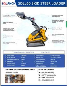 lot 64735 image: Sdlanch SDL60 Mini Skid Steer Loader