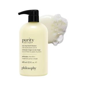 lot 2112 image: philosophy purity made simple facial cleanser 22 fl oz