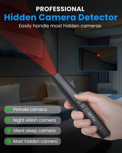 lot 2114 image: JAXTIN G9 Pro Hidden Camera Detector - 2025 Anti-Spy Cameras Finder Detector, GPS Tracker & Bug Detector, Listening Device Detector for Hotel, Car, Office, 72H Working Time, 6 Sensitivity Levels