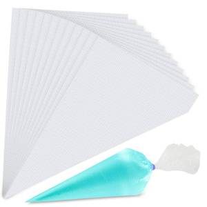 lot 2117 image: 100 Pcs Disposable Piping Bags 12inch Anti Burst Pastry Bags Pastry Bag Pastry Crimpers Icing Piping Bags for Frosting Ideal for Cake Macarons Dessert Decorations Cookies Baking Cupcakes (Clear)