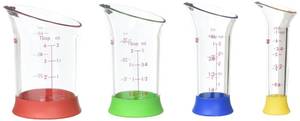 lot 2139 image: OXO Good Grips 4-Piece Mini Measuring Beaker Set