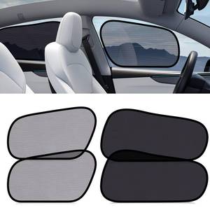 lot 2157 image: XCBYT Tesla Model Y Car window Shades for Baby  4 PCS Cling Side Window Sun Shade for Sun Blocker, Heat Insulation  Semi-Transparent Car Privacy Window Covers  Transparent Front Driver Window Shade