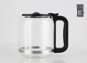 lot 2187 image: A 14 Cups Glass Coffee Maker Replacement for Mr. Coffee 14 cups coffee maker BVMC-PC14, BPA-Free, Food Safe, Heat-Resistant Handle