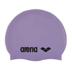 lot 2216 image: Arena Classic Unisex Soft Silicone Swim Cap for Women and Men, Intensive Training and Racing Comfortable Non-Slip Long Hair Swimming Hat, ParmaBlack
