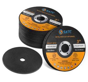 lot 4130 image: S SATC Grinder Wheel 25 PCS Cut Off Wheels 3 Inch Cut Off Wheel 3 x116 x38 Fits Any Angle Grinder Air Tool