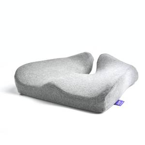 lot 5067 image: C CUSHION LAB Patented Pressure Relief Seat Cushion for Long Sitting Hours on OfficeHome Chair, Car, Wheelchair - Extra-Dense Memory Foam for Hip, Tailbone, Coccyx, Sciatica - Light Grey