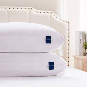 lot 5077 image: ACCURATEX Pillows King Size Set of 2, Hybrid Shredded Memory Foam PillowAdjustable Loft, Fluffy Down Alternative Fill Removable Cotton Cover, Firm Supportive Pillow for Side Back Sleepers
