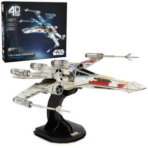 lot 5098 image: 4D Build, Star Wars T-65 X-Wing Starfighter 3D Model Kit, Star Wars Collectible & Desk D�cor, Adult Puzzle, Gift Ideas for Ages 12 & Up