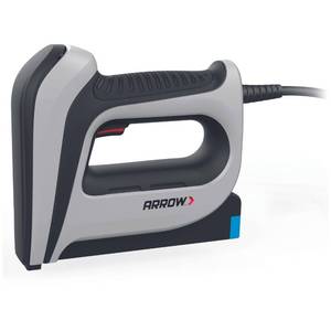 lot 6073 image: Arrow T50ACD Heavy Duty Corded Electric Staple Gun for Upholstery, Furniture, Office, Decorating, Fits 14, 516��, 38, or 12 Staples