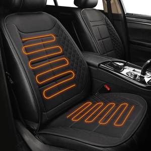 lot 6085 image: SriGM Car Seat Cushion Comfortable Seat Cover for Cars Trucks SUV Van, Full Back and Seat Cushion for Driver or Passenger Black 1 Pack