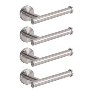 lot 6088 image: NearMoon Bathroom Toilet Paper Holder, Premium SUS304 Stainless Steel Rustproof Wall Mounted Toilet Roll Holder for Bathroom, Kitchen (4 Pack, Brushed Nickel)
