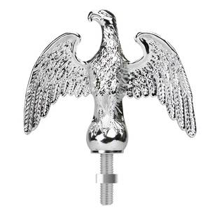 lot 6106 image: NQ Silver Flag Pole Eagle Topper Ornament, Aluminum Alloy Eagle Finial for 202530 TelescopicSectional Flagpole��Silver,7inch��
